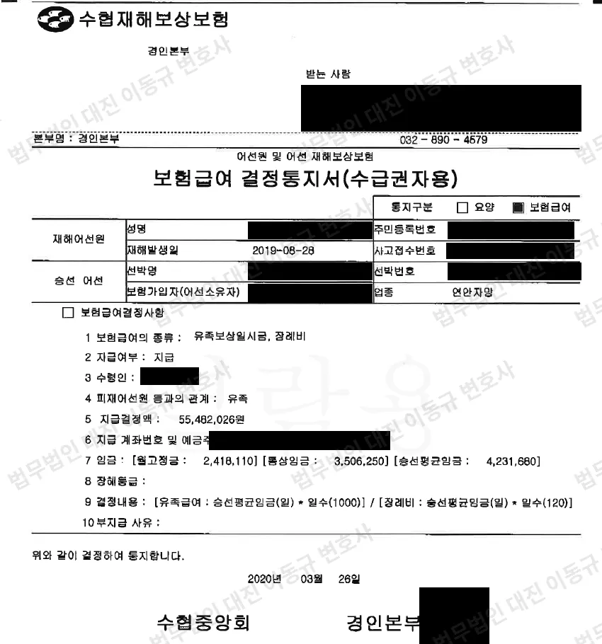 판결문·결정문 1쪽 (개인정보 가림)